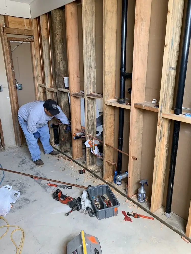 Commercial rough-in plumbing for Gas Line Repair in Century Village